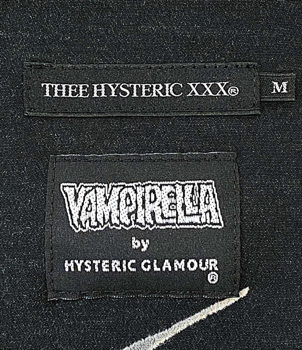 HYSTERIC GLAMOUR 長袖シャツ x vampirella アメコミ 総柄 ブラック メンズ SIZE M ヒステリックグラマー