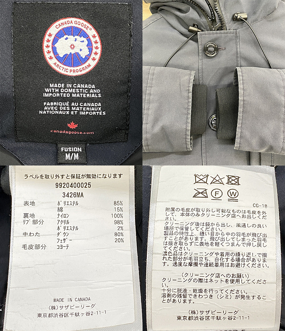 CANADA GOOSE ダウンジャケット CHATEAU PARKA FUSION FIT ネイビー 9920400025 3426MA メンズ SIZE M カナダグース