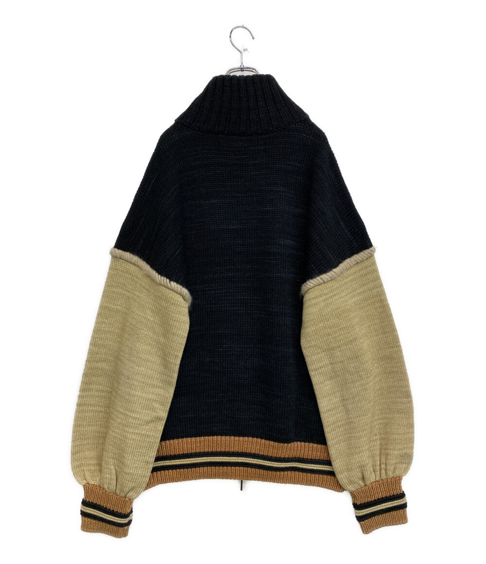 NAMESAKE ネイムセイク ニットジャケット VICTORY ZIP BOMBER 23AW メンズ SIZE L