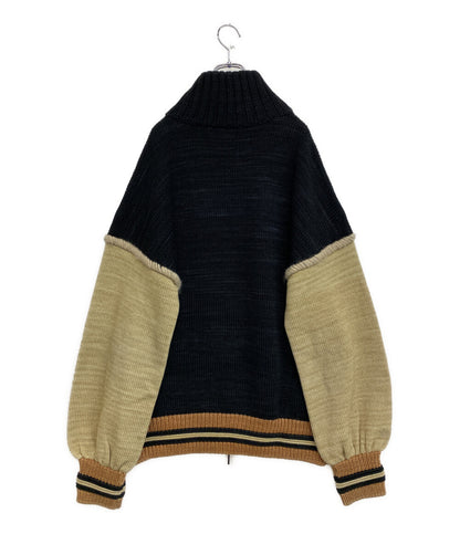 NAMESAKE ネイムセイク ニットジャケット VICTORY ZIP BOMBER 23AW メンズ SIZE L