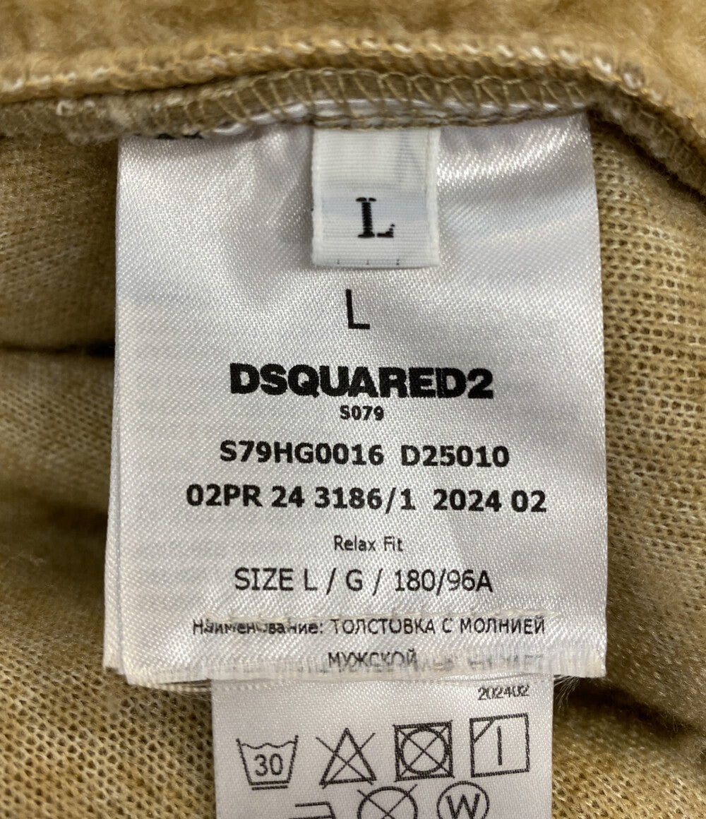 DSQUARED2 ジャケット Teddy Bomber Jacket 2024AW メンズ SIZE L ディースクエアード