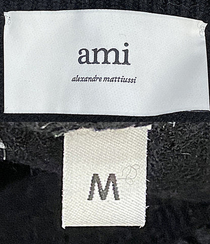 AMI Alexandre Mattiussi ニット ハート プリント ブラック メンズ SIZE M アミアレクサンドレマチウシ
