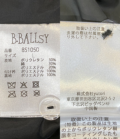 美品 B.BALLSY／BLK ビーボールジー ジャケット Western faux leatsher work jacket BS1050 メンズ SIZE L