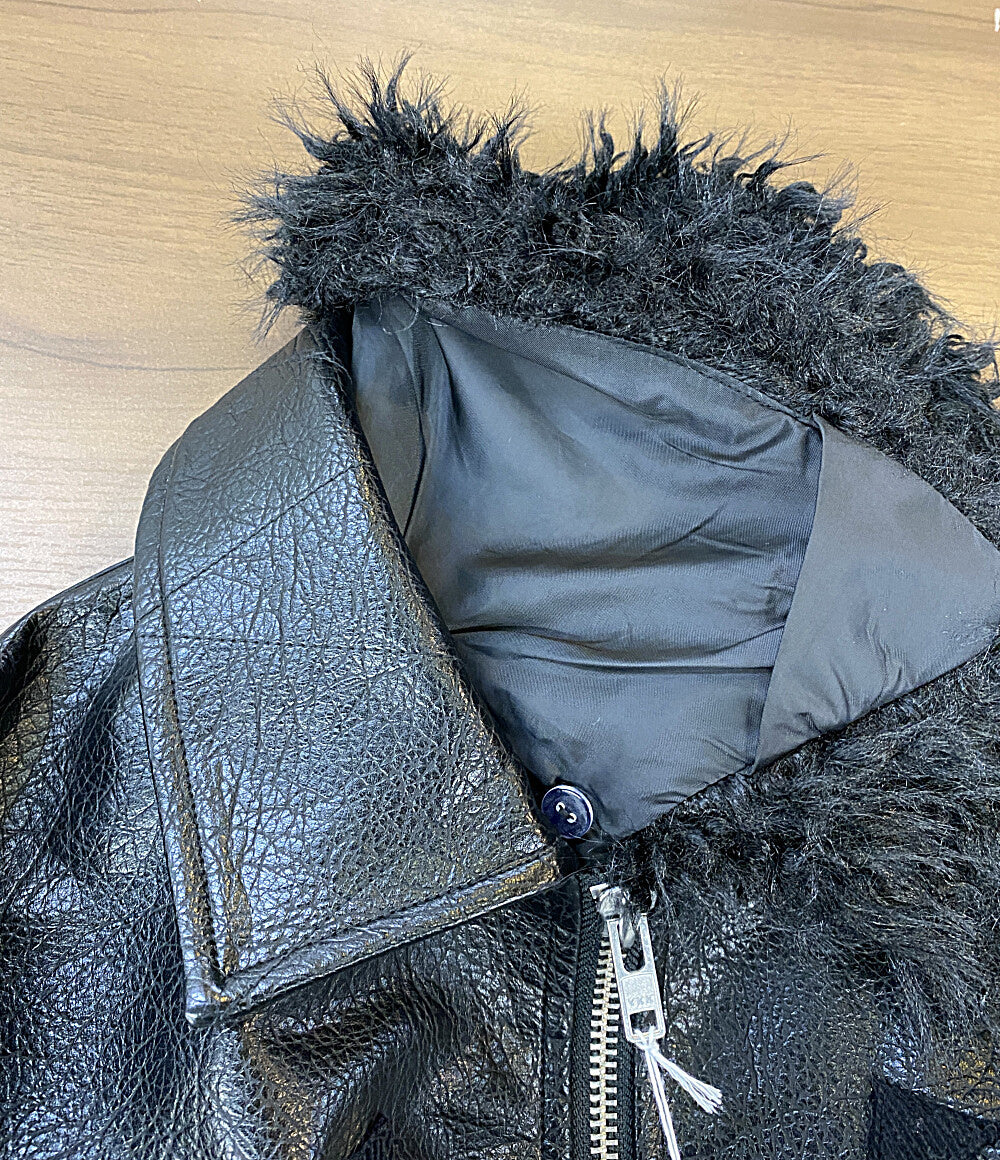美品 B.BALLSY／BLK ビーボールジー ジャケット Western faux leatsher work jacket BS1050 メンズ SIZE L