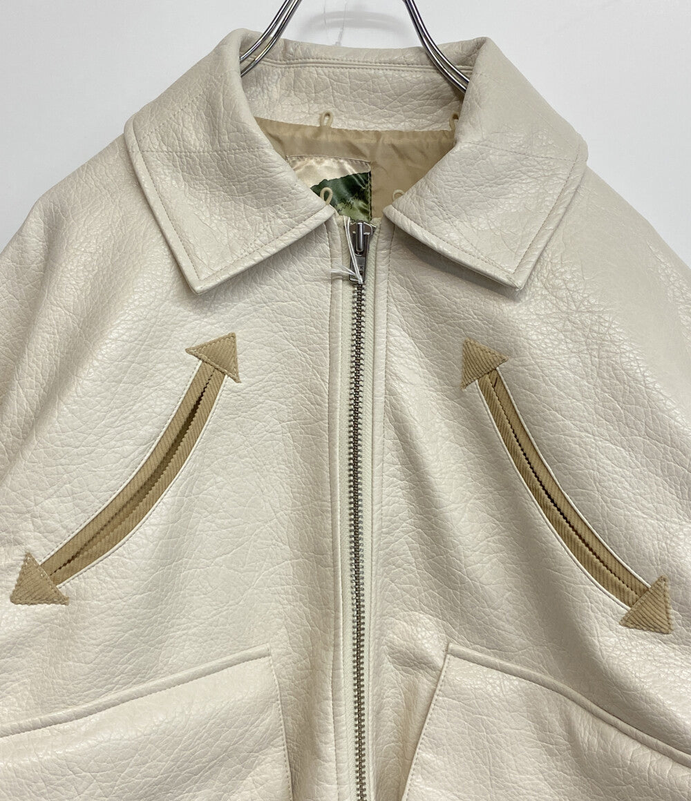 美品 B.BALLSY ボールジーブラザーズ ジャケット Western faux leatsher work jacket BS1050 メンズ SIZE L