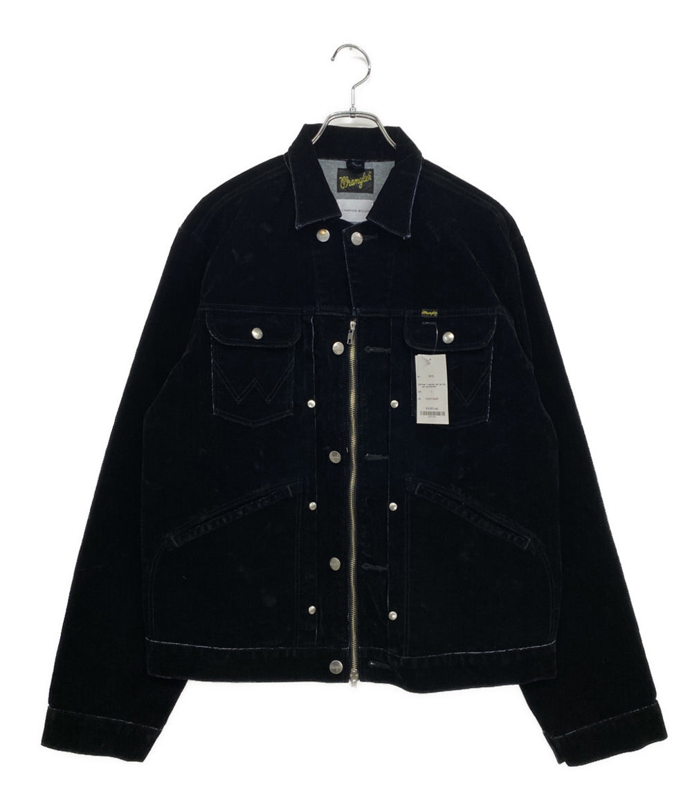 CAMPHOR WOOD × Wrangler ラングラー ジャケット custom 2way flocky trucker jacket WS9391 メンズ SIZE L カンファーウッド