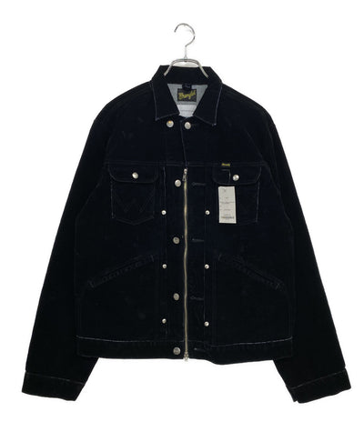 CAMPHOR WOOD × Wrangler ラングラー ジャケット custom 2way flocky trucker jacket WS9391 メンズ SIZE L カンファーウッド
