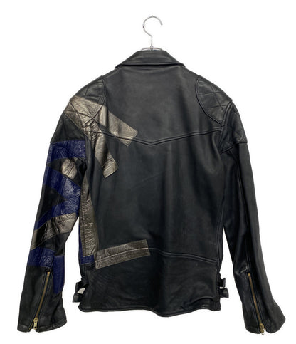 the black dollars ブラックダラーズ ライダースジャケット ダブルライダース ブラック 7080790032 メンズ SIZE L