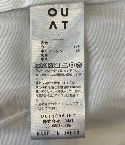 OUAT オーユーエーティー ブルゾン O013006JKT ブラック メンズ SIZE 3