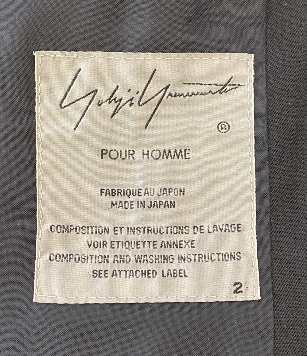 YOHJI YAMAMOTO POUR HOMME コート HK-C18-100 メンズ SIZE 2 ヨウジヤマモトプールオム