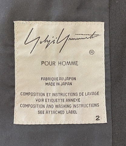 YOHJI YAMAMOTO POUR HOMME コート HK-C18-100 メンズ SIZE 2 ヨウジヤマモトプールオム