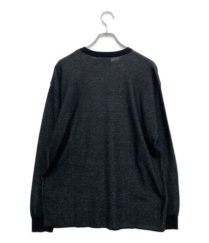 美品 HYSTERIC GLAMOUR ニット ブラック 02253NS05 メンズ SIZE L ヒステリックグラマー