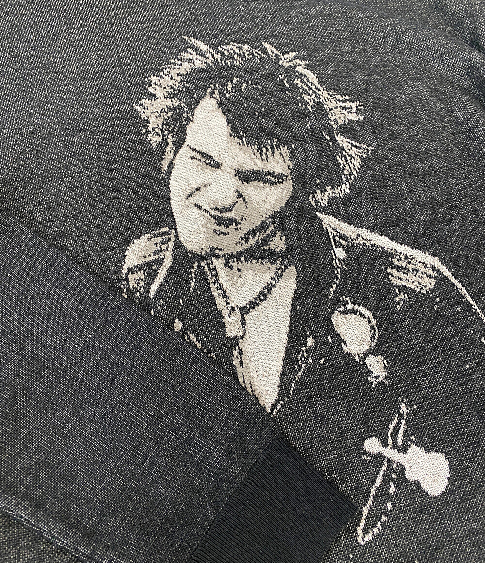 美品 HYSTERIC GLAMOUR ニット ブラック 02253NS05 メンズ SIZE L ヒステリックグラマー