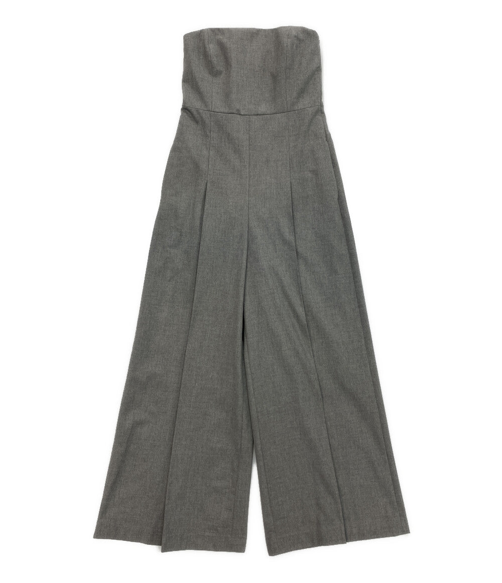 美品 HYKE オールインワン ベアトップ グレー レディース SIZE 1 ハイク