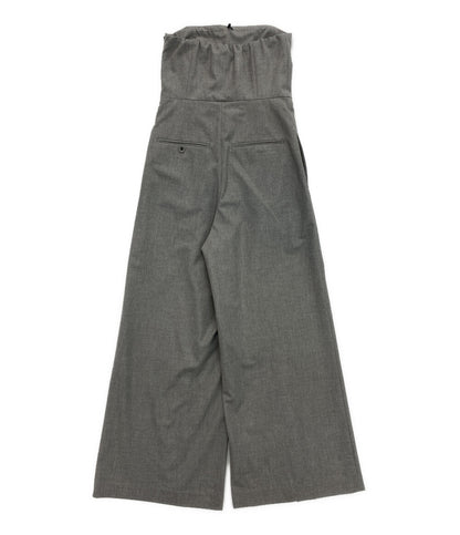 美品 HYKE オールインワン ベアトップ グレー レディース SIZE 1 ハイク