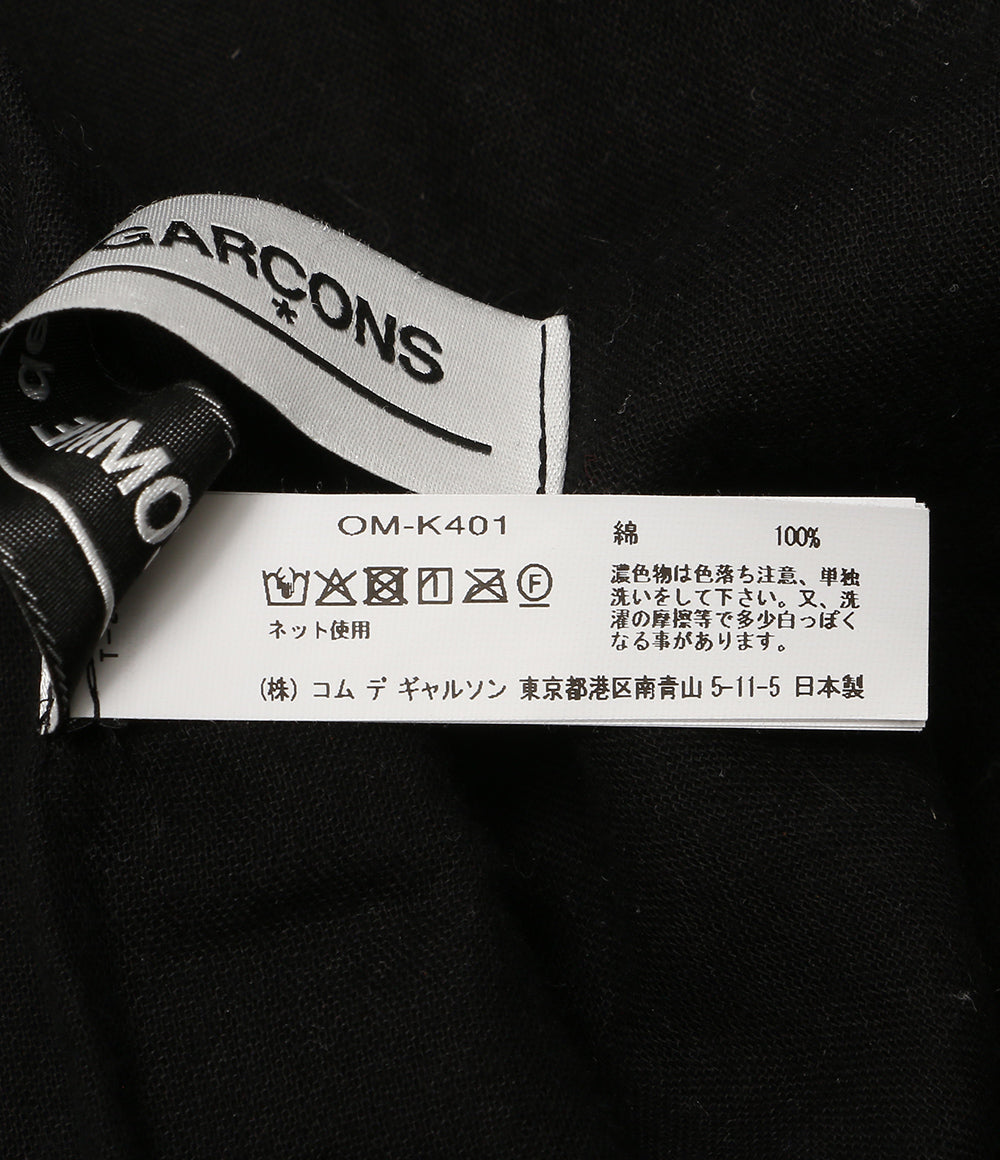 COMME des GARCONS ストール BLK OM-K401 メンズ コムデギャルソン