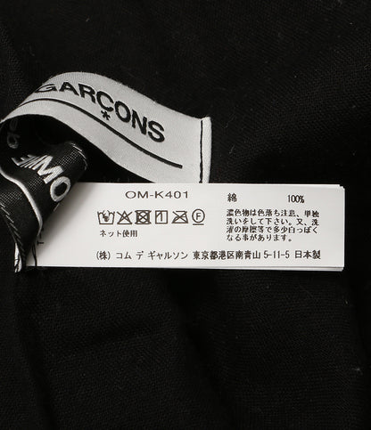COMME des GARCONS ストール BLK OM-K401 メンズ コムデギャルソン