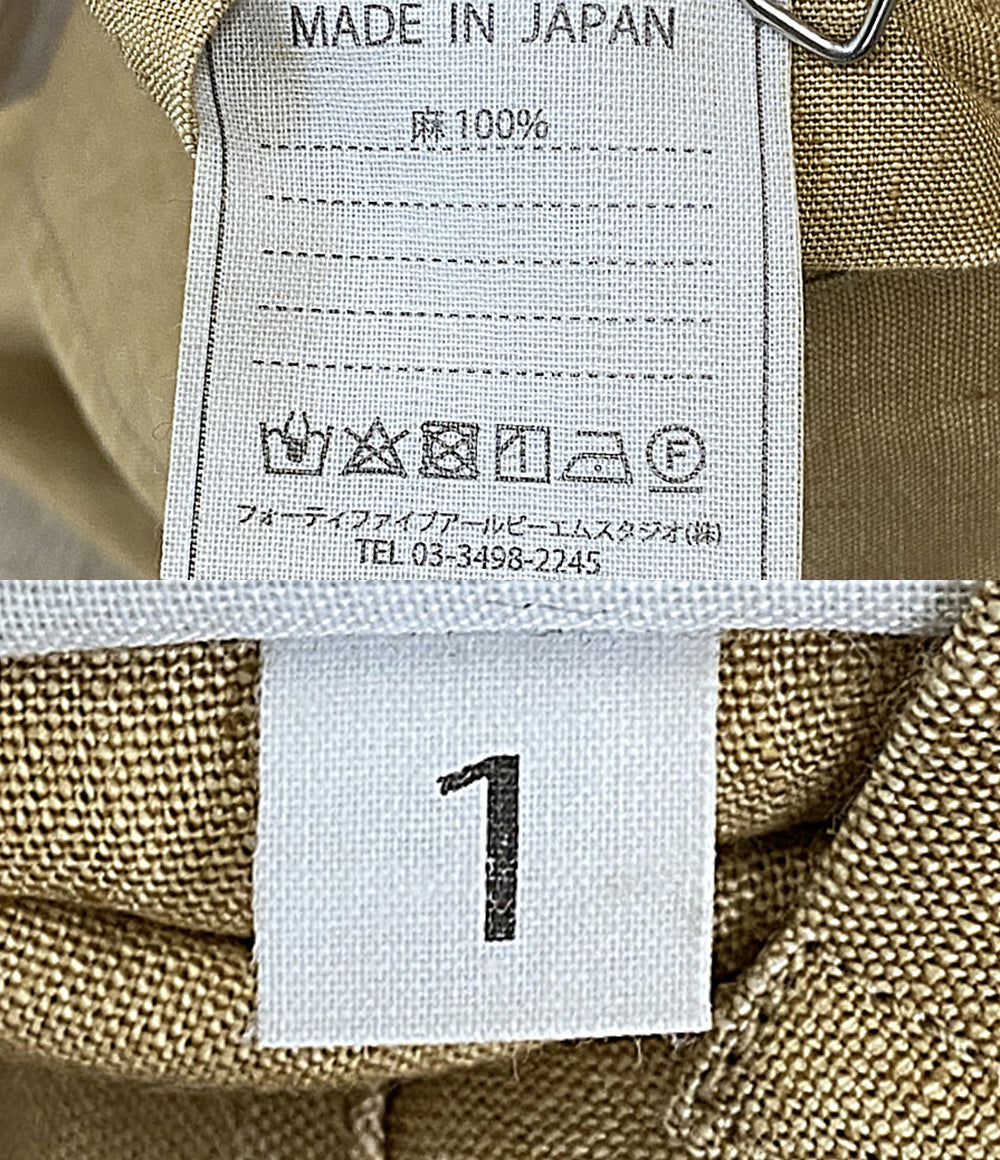 45RPM コート リネン ブラウン メンズ SIZE 1 フォーティファイブアールピーエム