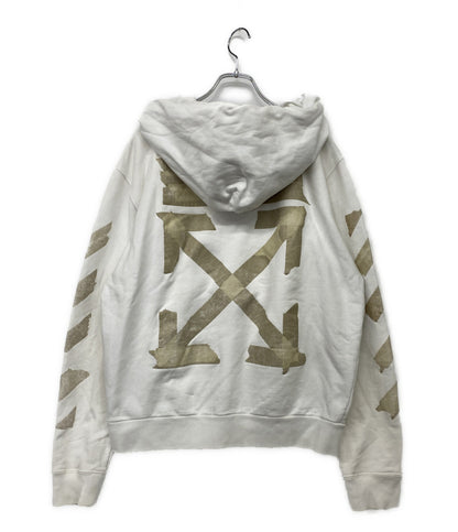 OFF-WHITE スウェットジップパーカー メンズ SIZE L オフホワイト