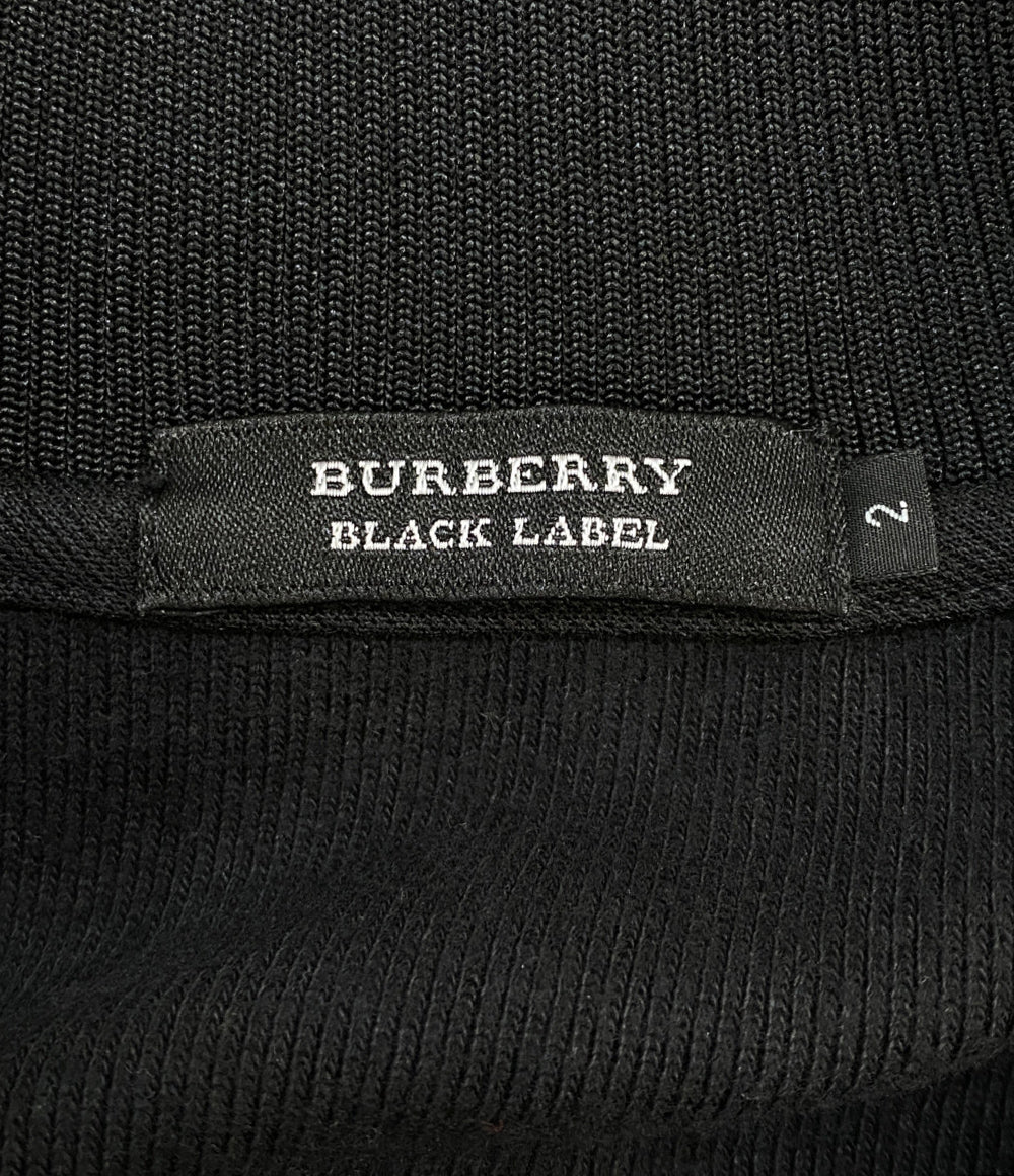 BURBERRY BLACK LABEL トラックジャケット ジャージ ブラック BMV66-710-09 メンズ SIZE 2 バーバリーブラックレーベル