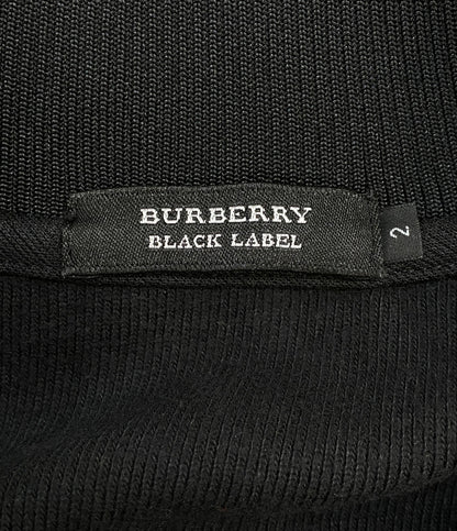 BURBERRY BLACK LABEL トラックジャケット ジャージ ブラック BMV66-710-09 メンズ SIZE 2 バーバリーブラックレーベル