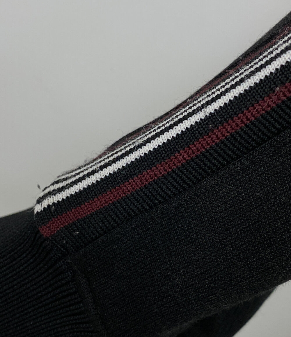 BURBERRY BLACK LABEL トラックジャケット ジャージ ブラック BMV66-710-09 メンズ SIZE 2 バーバリーブラックレーベル