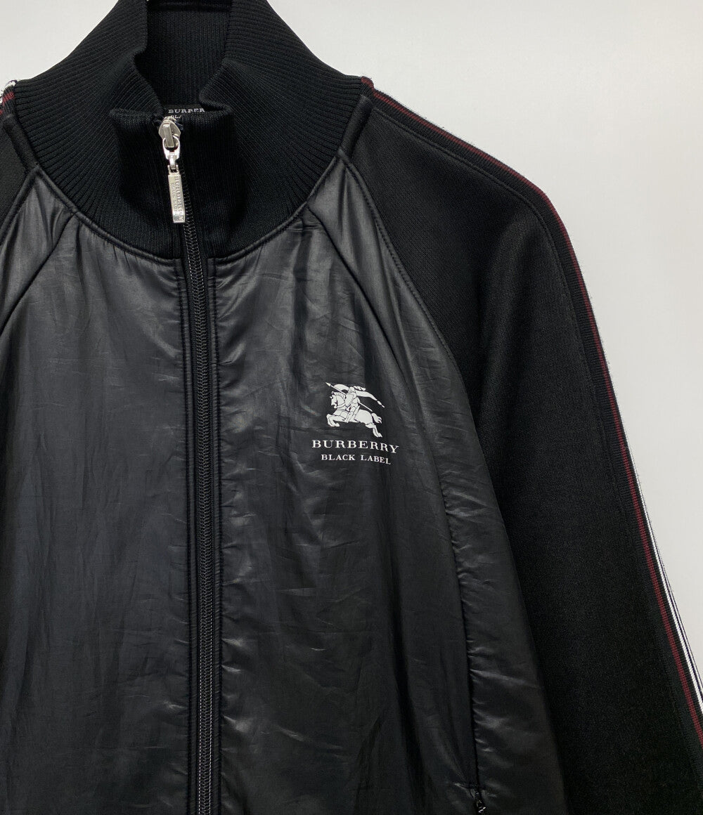 BURBERRY BLACK LABEL トラックジャケット ジャージ ブラック BMV66-710-09 メンズ SIZE 2 バーバリーブラックレーベル