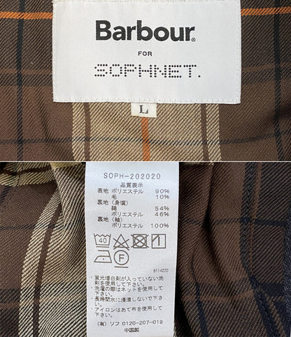 Barbour×SOPHNET. ソフネット コート NEW BURGHLEY JACKET メンズ SIZE L バブアー