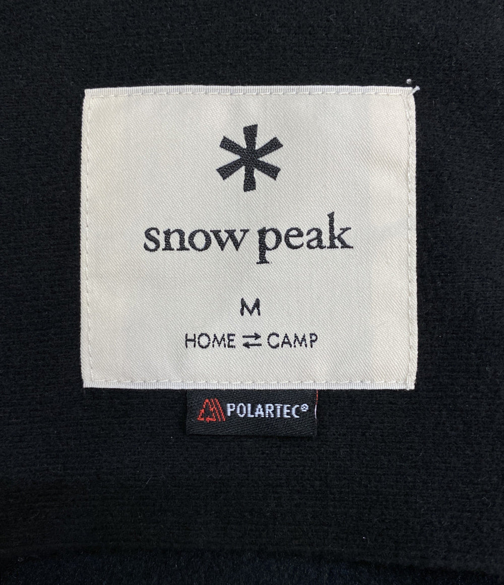 SNOW PEAK×WIND AND SEA スノーピーク ウィンダンシー フリースジャケット ブラック メンズ SIZE M
