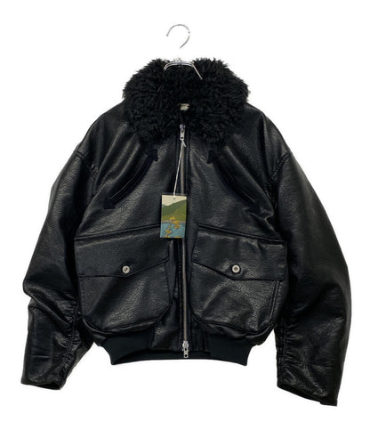 美品 b.ballsy ボールジーブラザーズ ジャケット Western faux leather work jacket メンズ SIZE M