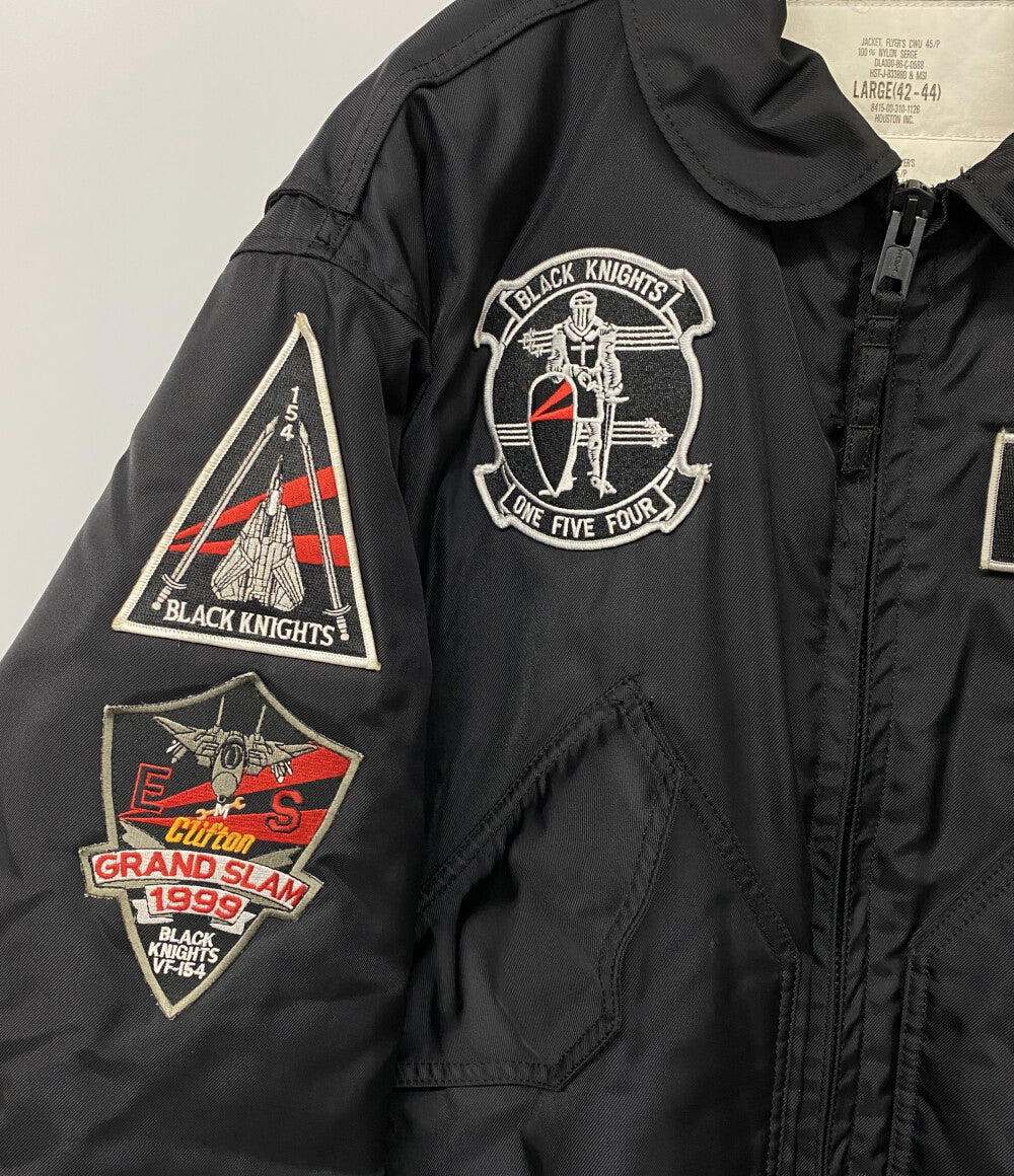 HOUSTON フライトジャケット HST-J-83388D メンズ SIZE L ヒューストン