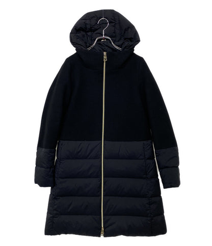 HERNO ダウン切替コート フーディ PI0848D-39601-9300 レディース SIZE 40 ヘルノ