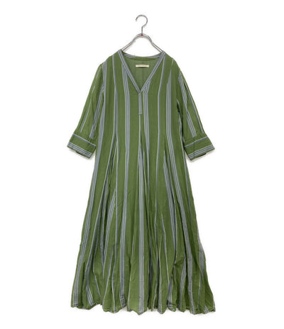 ne Quittez pas 長袖ワンピース グリーン 010442GA1 レディース SIZE S ヌキテパ
