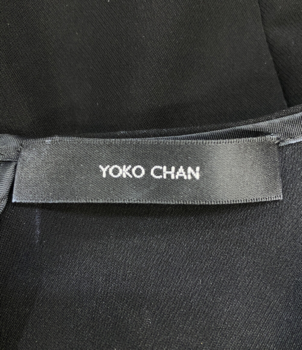 YOKO CHAN 半袖ワンピース ギャザースリーブレイヤードミディドレス YCD-425-014 レディース SIZE 38 ヨーコチャン