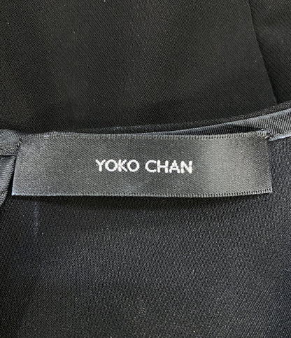 YOKO CHAN 半袖ワンピース ギャザースリーブレイヤードミディドレス YCD-425-014 レディース SIZE 38 ヨーコチャン