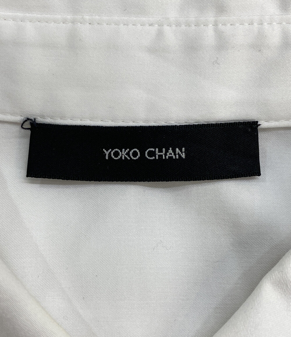 YOKO CHAN ブラウス YCB-325-500 ラッフル ホワイト レディース SIZE F ヨーコチャン