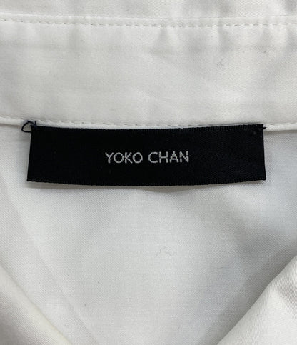 YOKO CHAN ブラウス YCB-325-500 ラッフル ホワイト レディース SIZE F ヨーコチャン