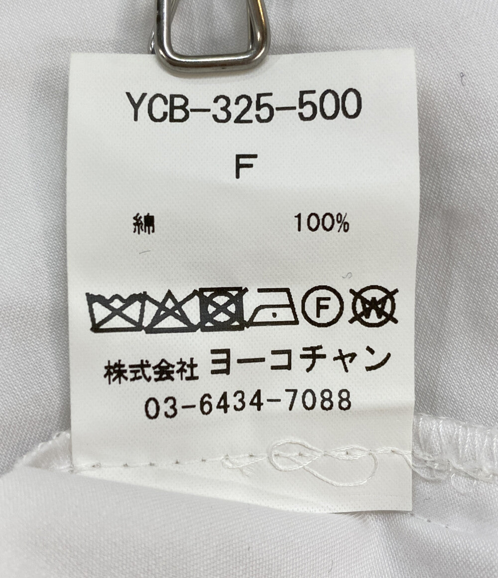 YOKO CHAN ブラウス YCB-325-500 ラッフル ホワイト レディース SIZE F ヨーコチャン