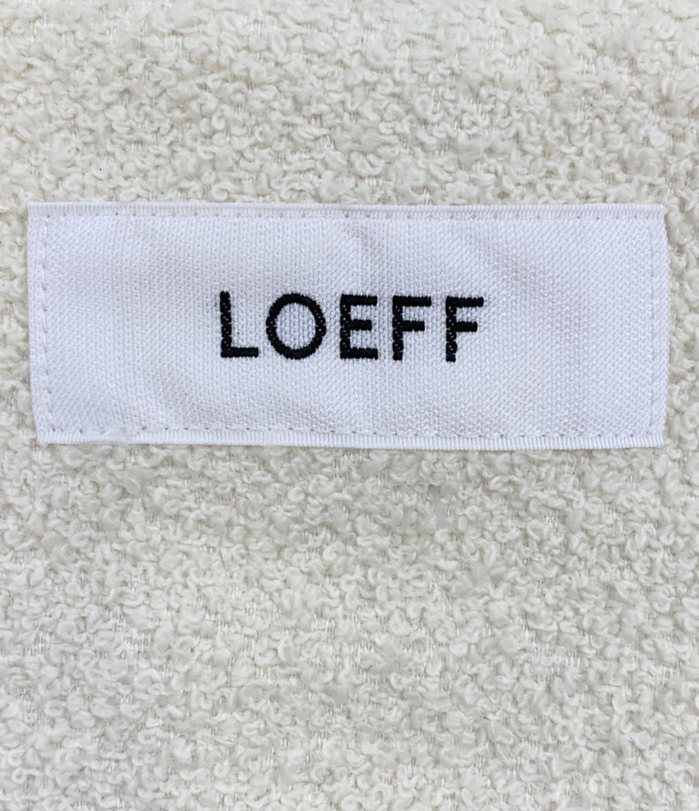 美品 LOEFF ロエフ ミニループベスト レディース SIZE -