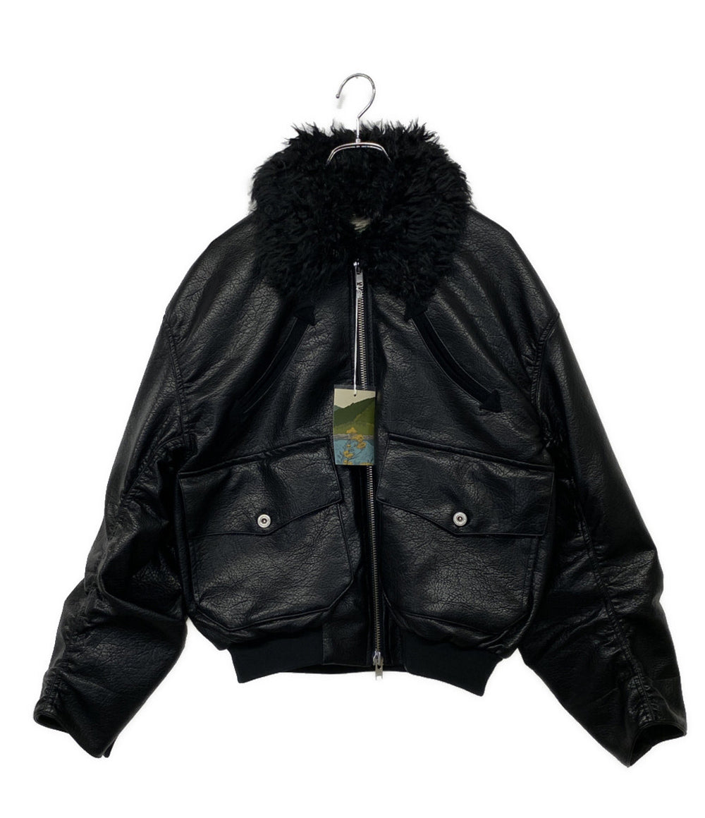 美品 B.BALLSY ボールジーブラザーズ ジャケット Western faux leather work jacket メンズ SIZE M