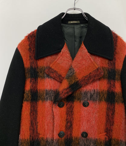 LQ MEN by WORKS&FRENDS ワークスアンドフレンズ 切替コート シャギー メンズ SIZE M