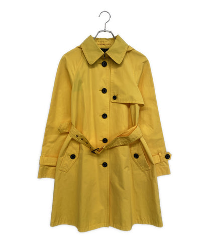 BLUE LABEL CRESTBRIDGE ブルーレーベル・クレストブリッジ トレンチコート YELLOW 55A35-349-60 レディース SIZE 38