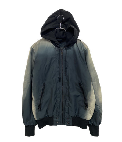 DIESEL ボンバージャケット 00S6VX-J-FOREST-0TAXU ブラック ベージュ メンズ SIZE S ディーゼル