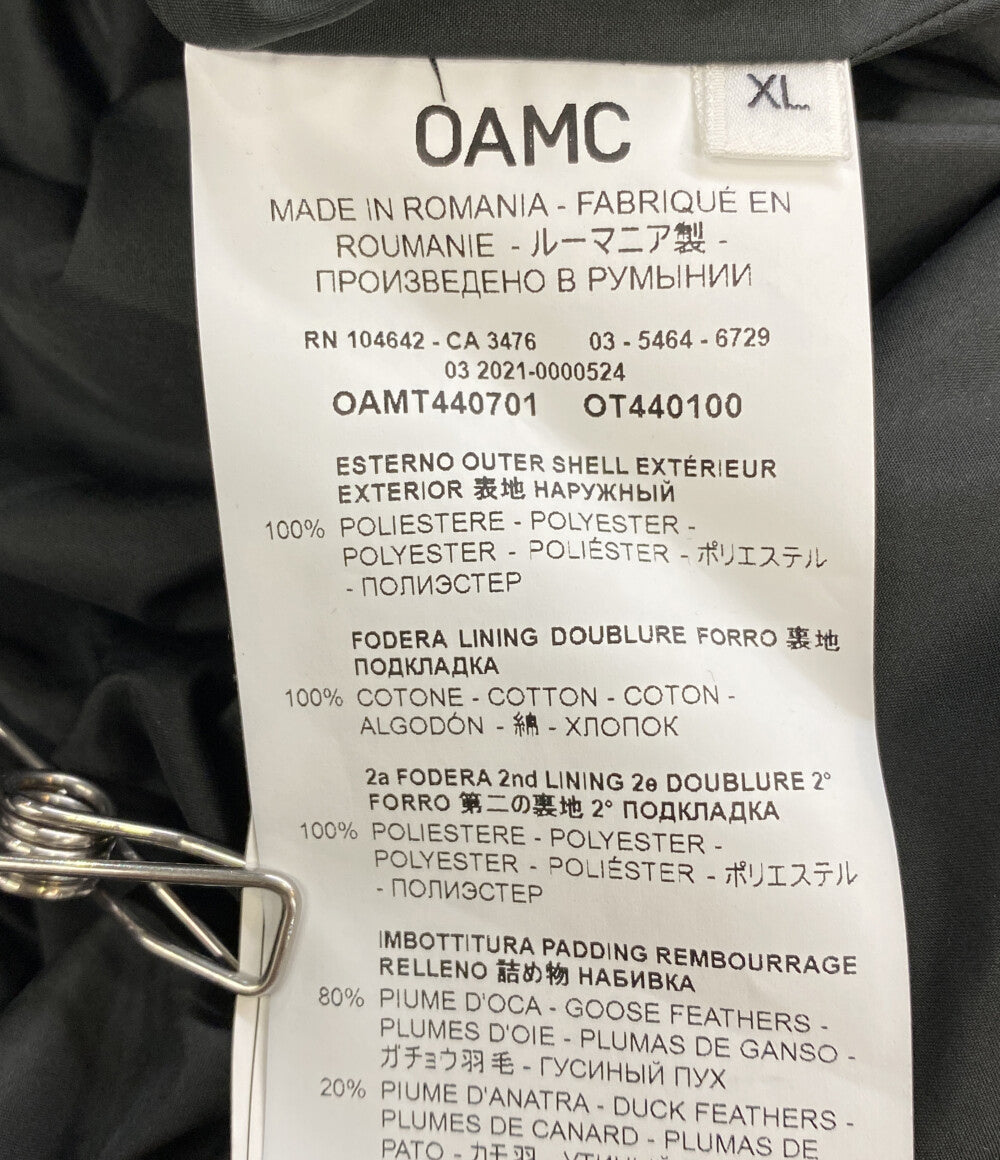 OAMC ダウンジャケット ブラック QC-073787 メンズ SIZE XL オーエーエムシー