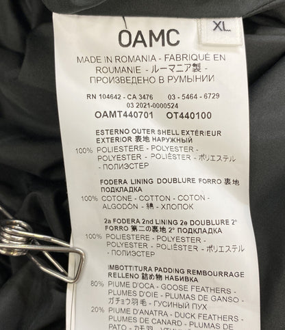 OAMC ダウンジャケット ブラック QC-073787 メンズ SIZE XL オーエーエムシー