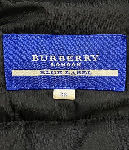 BURBERRY BLUE LABEL 中綿ジャケット ブラック レディース SIZE 38 バーバリーブルーレーベル