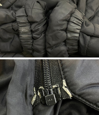 BURBERRY BLUE LABEL 中綿ジャケット ブラック レディース SIZE 38 バーバリーブルーレーベル