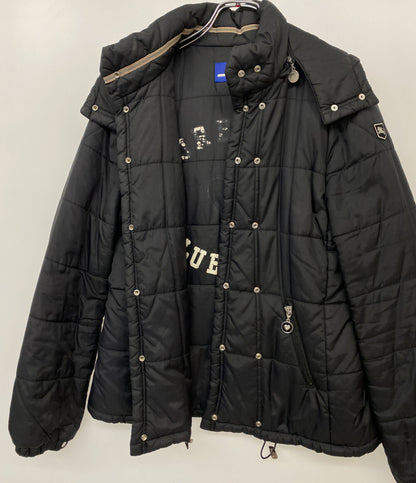 BURBERRY BLUE LABEL 中綿ジャケット ブラック レディース SIZE 38 バーバリーブルーレーベル