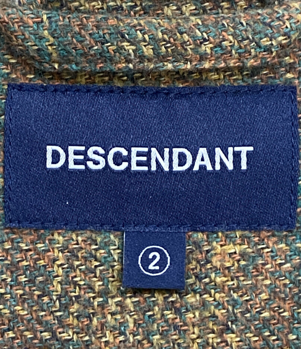 DESCENDANT 長袖シャツ ブラウン系 メンズ SIZE 2 ディセンダント