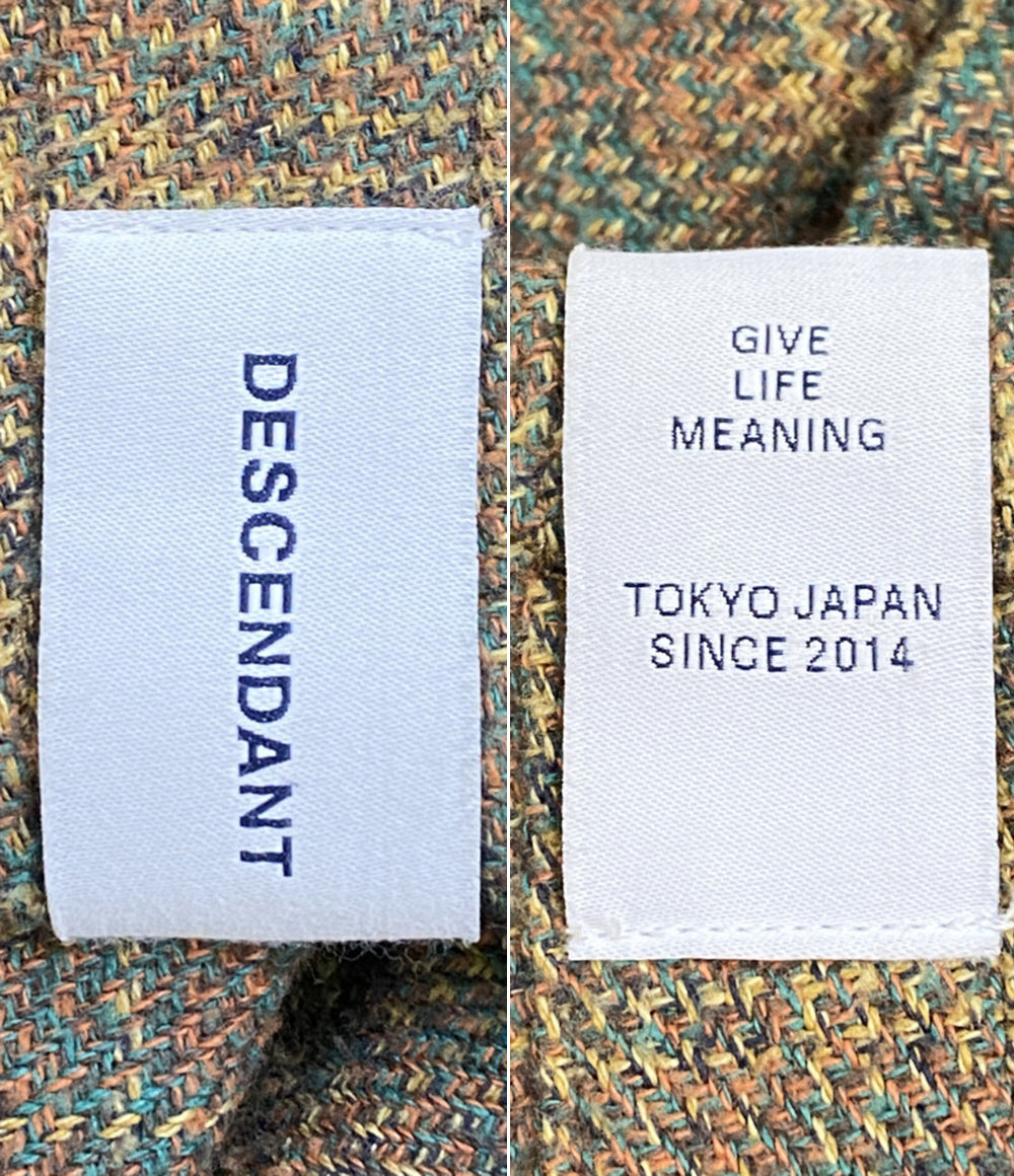 DESCENDANT 長袖シャツ ブラウン系 メンズ SIZE 2 ディセンダント